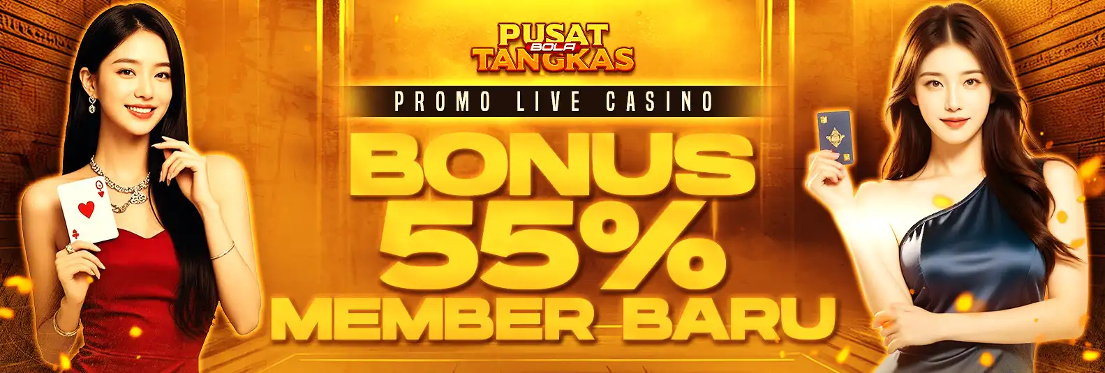 BONUS MEMBER BARU 55% LIVE CASINO